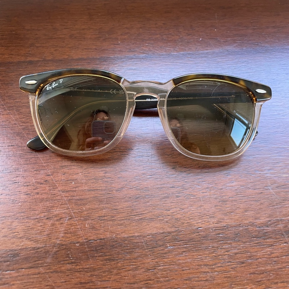 Ray-Ban Brown and Tan Sunglasses